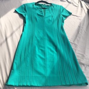 Diane von Furstenberg green dress